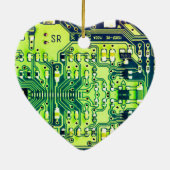 Geek PCB Personalisiert Keramik Ornament (Hinten)