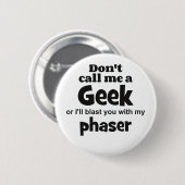 Geek phaser bf button (Vorne & Hinten)