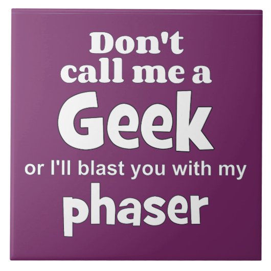Geek phaser wf fliese (Vorderseite)