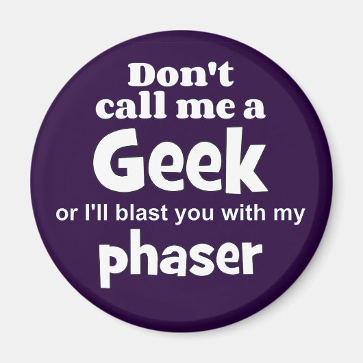 Geek phaser wf magnet (Vorne)