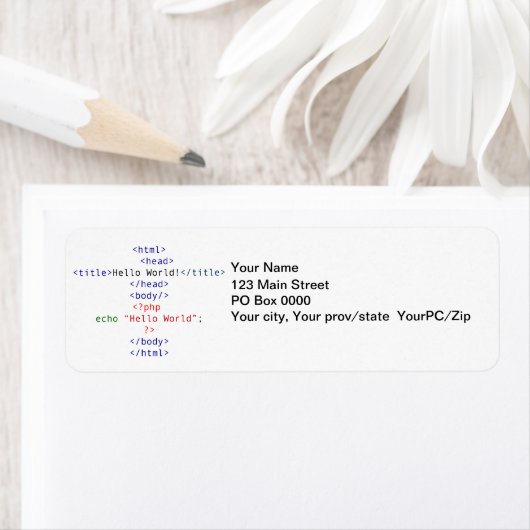 Geek php Greeting (Insitu)