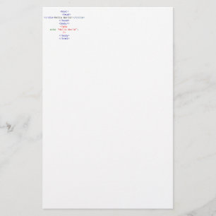 Geek php Greeting Briefpapier