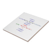 Geek php Greeting Fliese (Seite)