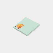 Geek Pig Funny Boar Wild Animal Post-it Klebezettel (angewinkelt)