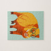 Geek Pig Funny Boar Wild Animal Puzzle (Horizontal)