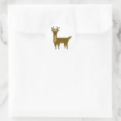 Geek Pixel Rudolph Reindeer Holiday Stickers (Tasche)
