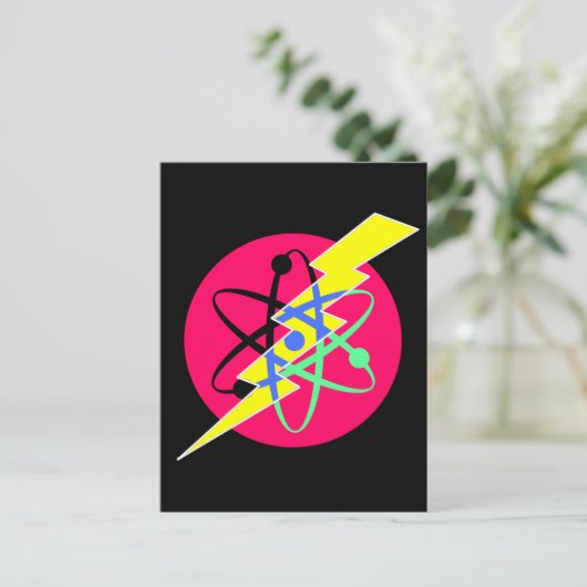 Geek Postkarte (Stehend Vorderseite)