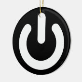 Geek-Power-Ideologie Keramikornament (Links)