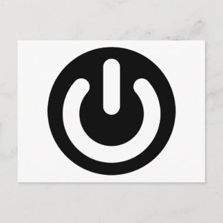 Geek Power Ideology Postkarte