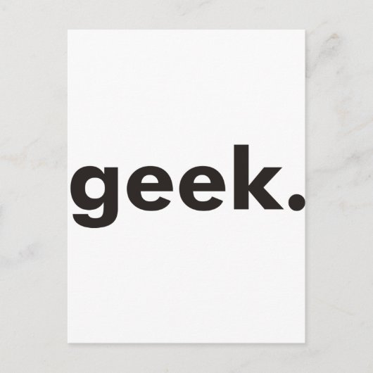 Geek Produkte & Designs! Postkarte (Vorderseite)