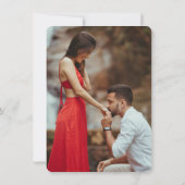 Geek Programmed for Liebe Simple Binary Code Foto Save The Date (Rückseite)