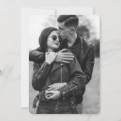 Geek Programmed for Liebe Simple Binary Code Foto Save The Date (Rückseite)