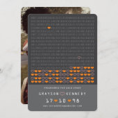 Geek programmiert für Liebe Binärkode Save the Dat Save The Date (Vorne/Hinten)