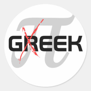 Geek Runder Aufkleber