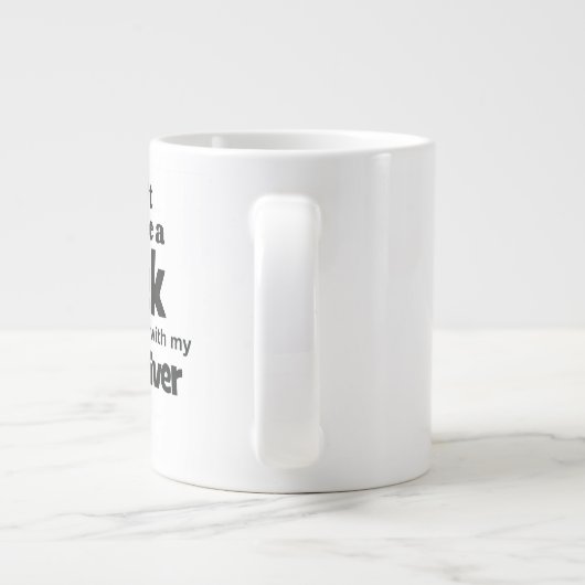Geek Schraubendreher bf Jumbo-Tasse (Rückseite)