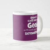 Geek Schraubendreher wf Jumbo-Tasse (Vorderseite Rechts)