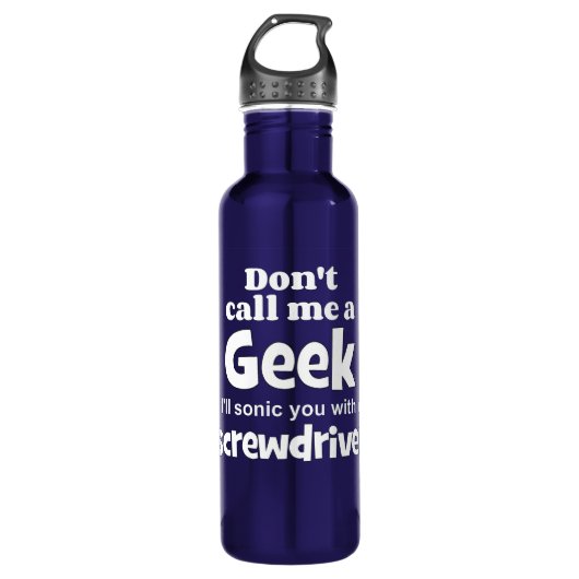 Geek Schraubendreher wf Trinkflasche (Vorderseite)