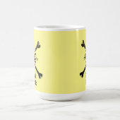 Geek Skull mit Brillen personalisiert Kaffeetasse (Mittel)