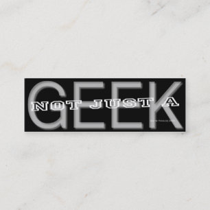 Geek - Social Media Personal Card Mini Visitenkarte