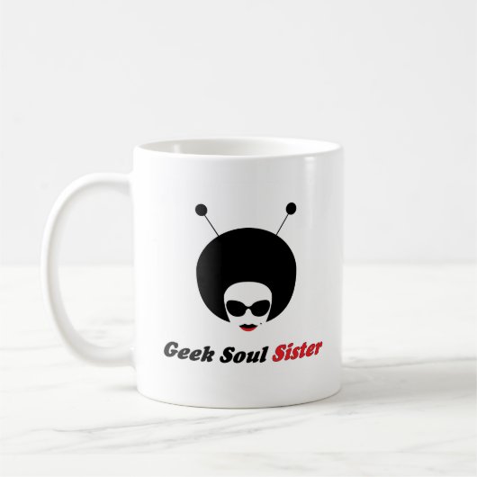 Geek-Soul-Schwester-Tasse Kaffeetasse (Links)