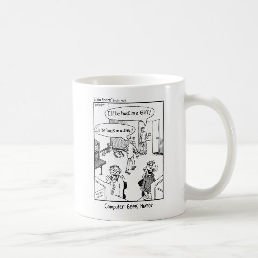 "Geek-Spaß" durch Jim Kraftpapier Kaffeetasse (Rechts)