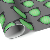 Geek Specs: Brillen mit binärem Code Muster Funny Geschenkpapier (Rolleneckpunkt)