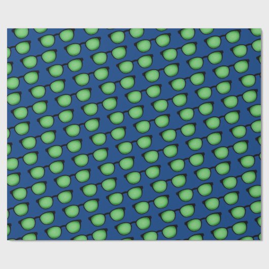 Geek Specs: Brillen mit binärem Code Muster Funny Geschenkpapier (Flach)