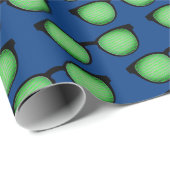 Geek Specs: Brillen mit binärem Code Muster Funny Geschenkpapier (Rolleneckpunkt)