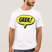 Geek sprechen T - Shirt (Vorderseite)