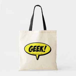 Geek sprechen Taschen-Tasche Tragetasche