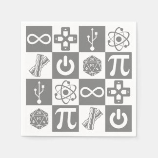 Geek Symbols Serviette