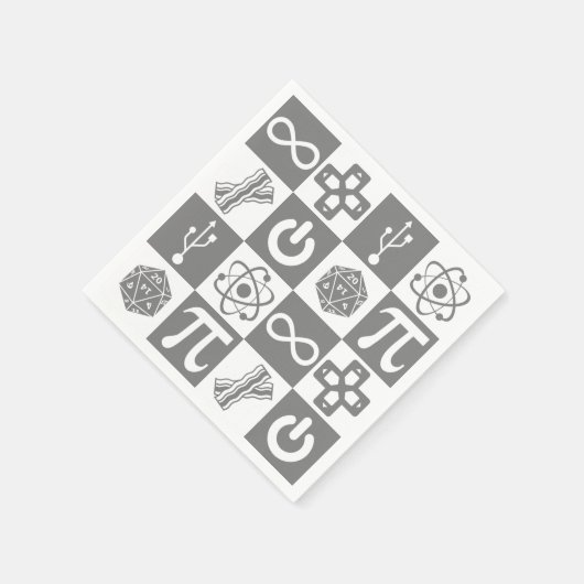 Geek Symbols Serviette (Ecke)