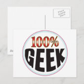 Geek Tag Postkarte (Vorne/Hinten)