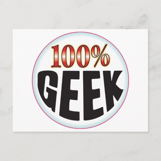 Geek Tag Postkarte (Vorderseite)
