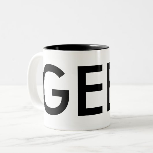 Geek Tasse | Büro-Mitarbeiter lustiges Geschenk (Vorderseite Links)