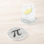 Geek-Untersetzer PUs 3,14 Mathe Sandstein Untersetzer (Seite)