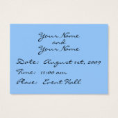 Geek Wedding Einladung Event Cards (Rückseite)