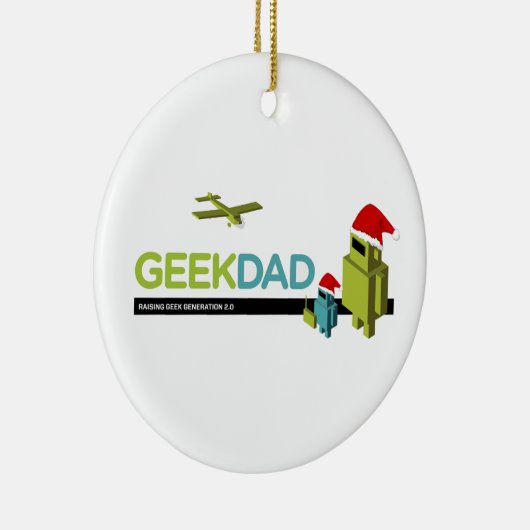 GeekDad Verzierung Keramik Ornament (Rechts)