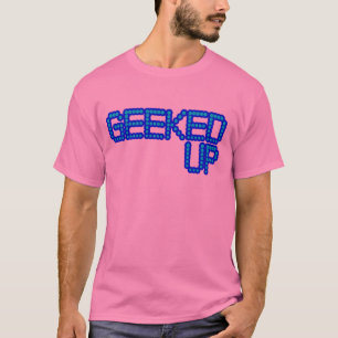 GEEKED HERAUF die blauen Wamsruck-Tanz-Typen T-Shirt