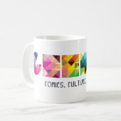 GEEKED Zeitschrift-Tasse Kaffeetasse (Vorderseite Links)