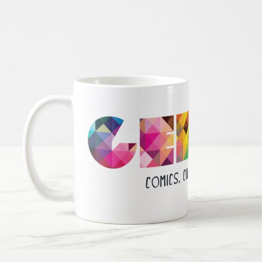 GEEKED Zeitschrift-Tasse Kaffeetasse (Links)