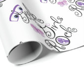 GeekGirlsRock Geschenkpapier (Rolleneckpunkt)