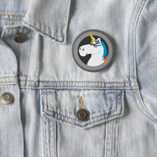 Geekicorn Button (Beispiel)
