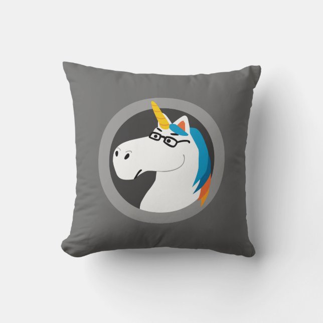 Geekicorn Kissen (Vorderseite)