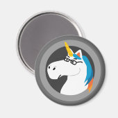 Geekicorn Magnet (Vorderseite/Rückseite)