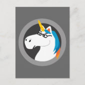 Geekicorn Postkarte (Vorderseite)