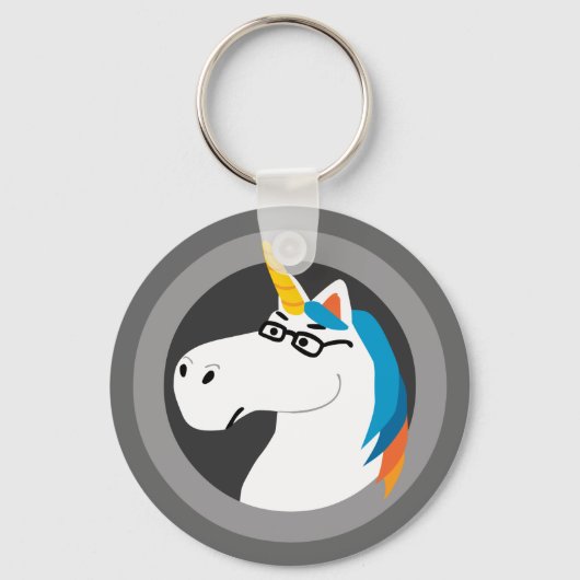 Geekicorn Schlüsselanhänger (Vorderseite)