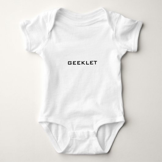 GEEKLET BABY STRAMPLER (Vorderseite)