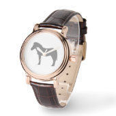 GEEKLEY montre femme classique marron Armbanduhr (Winkel)