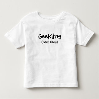 Geekling (kleiner Geek) Kleinkind-T-Shirt Kleinkind T-shirt
